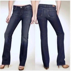 Paige Premium Denim Melrose Blue  Denim Straight Vintage Jeans Size 26